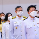 อว. จัดพิธีถวายพระพรชัยมงคลและพิธีถวายสัตย์ปฏิญาณเพื่อเป็นข้ ... Image 10